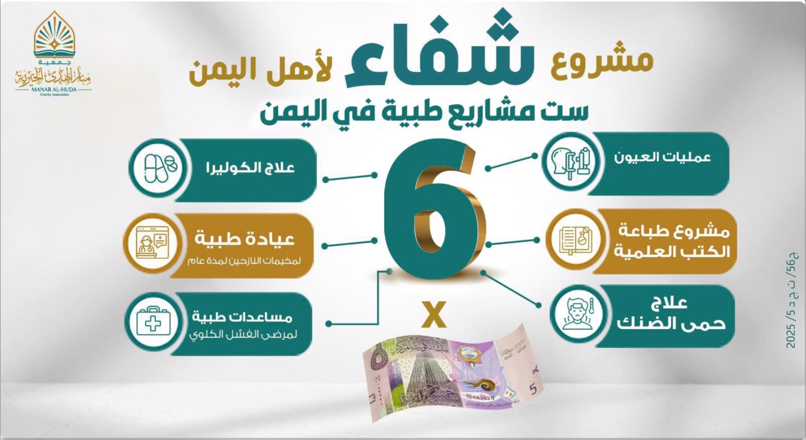 صورة مشروع شفاء لأهل اليمن